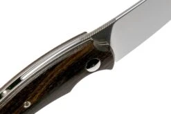 Fox Slim Dragotac Piemontes FX-518ZW Ziricote Wood Couteau De Poche, Bastinelli Design -Vic Boutique FOFX 518ZW 06 fox knives