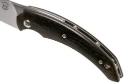 Fox Slim Dragotac Piemontes FX-518ZW Ziricote Wood Couteau De Poche, Bastinelli Design -Vic Boutique FOFX 518ZW 07 fox knives