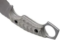 Fox Knives Monkey Thumper FX-633MOD OD Green Canvas Micarta Couteau Fixe, Ken Vehikite Design -Vic Boutique FOFX 633MOD 04 fox knives