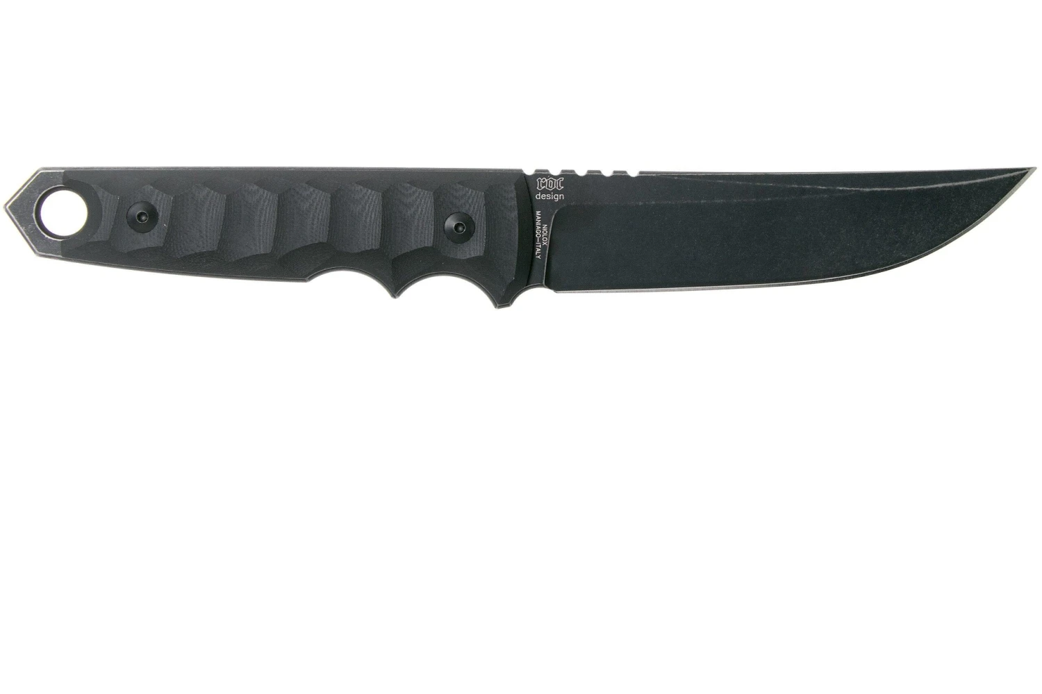 Fox Knives Ryu FX-634 Black G10, Couteau Fixe, Black Roc Knives Design 4 Fox Knives Ryu FX-634 Black G10, Couteau Fixe, Black Roc Knives Design – Image 2