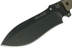 Fox Rimor Bushcraft FX-9CM07OD Black Couteau Outdoor -Vic Boutique FOFX 9CM07OD 03 fox knives