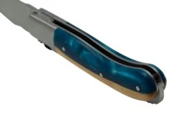 Fontenille Pataud Gentleman 10,5 Cm L8HBU Blue Hybrid Boxwood Couteau De Poche -Vic Boutique FPL8HBU 04 fontenille pataud