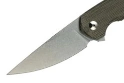 GiantMouse ACE Corta Green Canvas Micarta Couteau De Poche, Ansø Et Voxnaes Design -Vic Boutique GM CO GCM 03 giantmouse