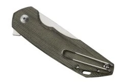 GiantMouse ACE Corta Green Canvas Micarta Couteau De Poche, Ansø Et Voxnaes Design -Vic Boutique GM CO GCM 04 giantmouse
