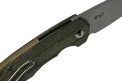 GiantMouse ACE Corta Green Canvas Micarta Couteau De Poche, Ansø Et Voxnaes Design -Vic Boutique GM CO GCM 06 giantmouse