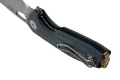 GiantMouse ACE Tribeca, Stonewashed Magnacut, Denim Canvas Micarta Couteau De Poche -Vic Boutique GM TRI DM 04 giantmouse