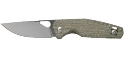 GiantMouse ACE Nimbus V2 Green Canvas Micarta Couteau De Poche, Ansø And Voxnaes Design