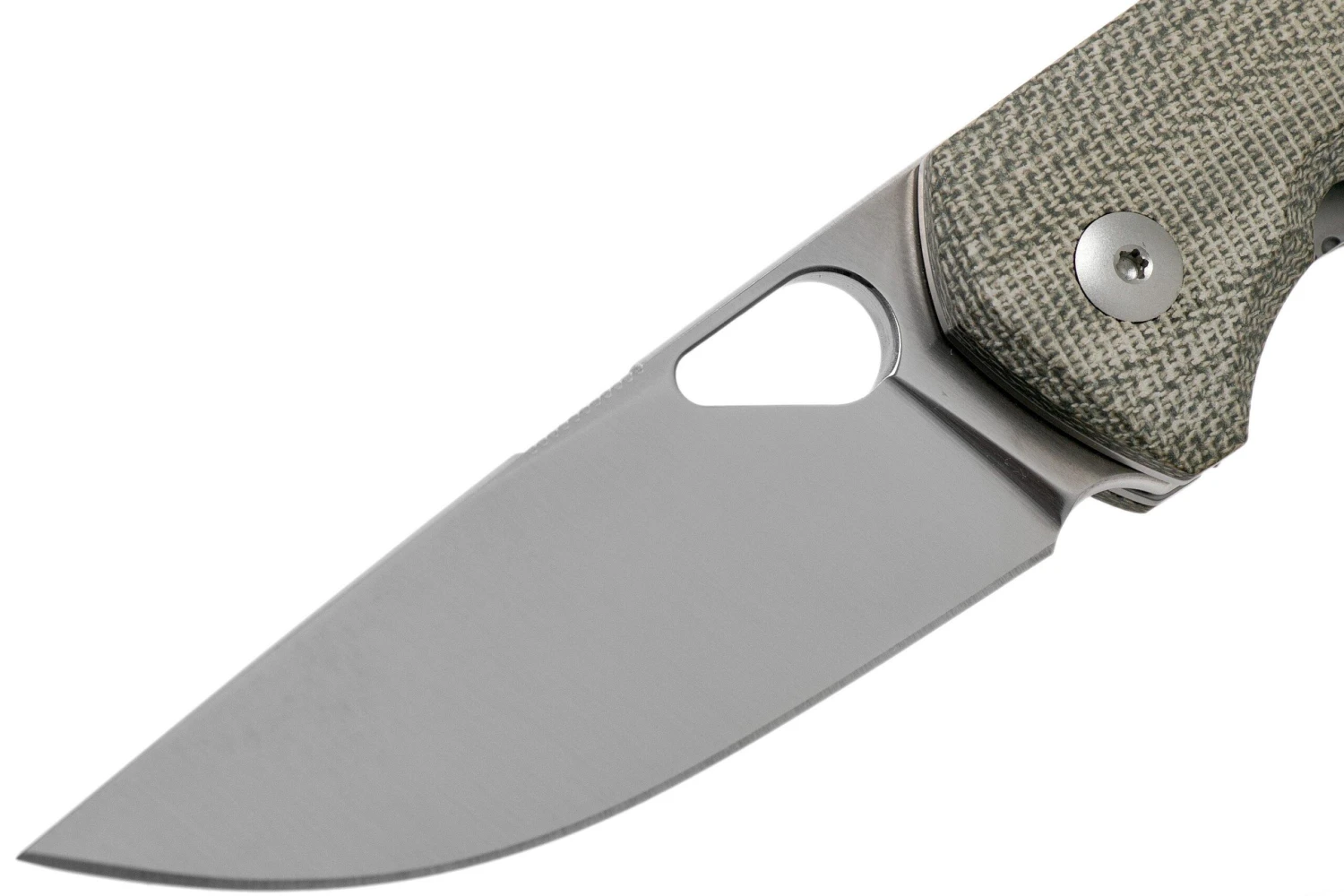 GiantMouse ACE Nimbus V2 Green Canvas Micarta Couteau De Poche, Ansø And Voxnaes Design 5 GiantMouse ACE Nimbus V2 Green Canvas Micarta Couteau De Poche, Ansø And Voxnaes Design – Image 3