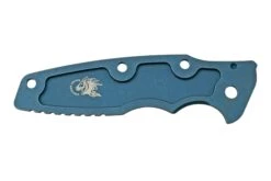 Rick Hinderer Eklipse 3.5” Plaquette De Manche, Textured Battle Blue Titanium -Vic Boutique HRK EK 35 SC TXTI BBL 02 rickhinderer