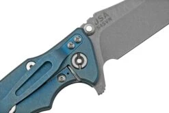 Rick Hinderer Eklipse 3.5” Spearpoint S45VN, Battle Blue, Blue Black G10, Couteau De Poche -Vic Boutique HRK EK 35 SP BB BB 05 rickhinderer