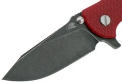Rick Hinderer Jurassic Slicer Battle Black, Red G10 CPM 20CV Couteau De Poche -Vic Boutique HRK JU SL BBL RD 03 rick hinderer knives
