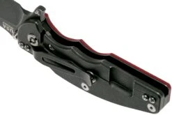 Rick Hinderer Jurassic Slicer Battle Black, Red G10 CPM 20CV Couteau De Poche -Vic Boutique HRK JU SL BBL RD 05 rick hinderer knives