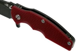 Rick Hinderer Jurassic Slicer Battle Black, Red G10 CPM 20CV Couteau De Poche -Vic Boutique HRK JU SL BBL RD 07 rick hinderer knives