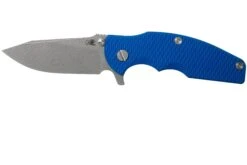 Rick Hinderer Jurassic Slicer Working Finish Blue G10 CPM 20CV Couteau De Poche