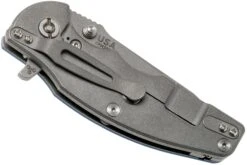 Rick Hinderer Jurassic Slicer Working Finish Blue G10 CPM 20CV Couteau De Poche -Vic Boutique HRK JU SL WF BL 04 rick hinderer knives