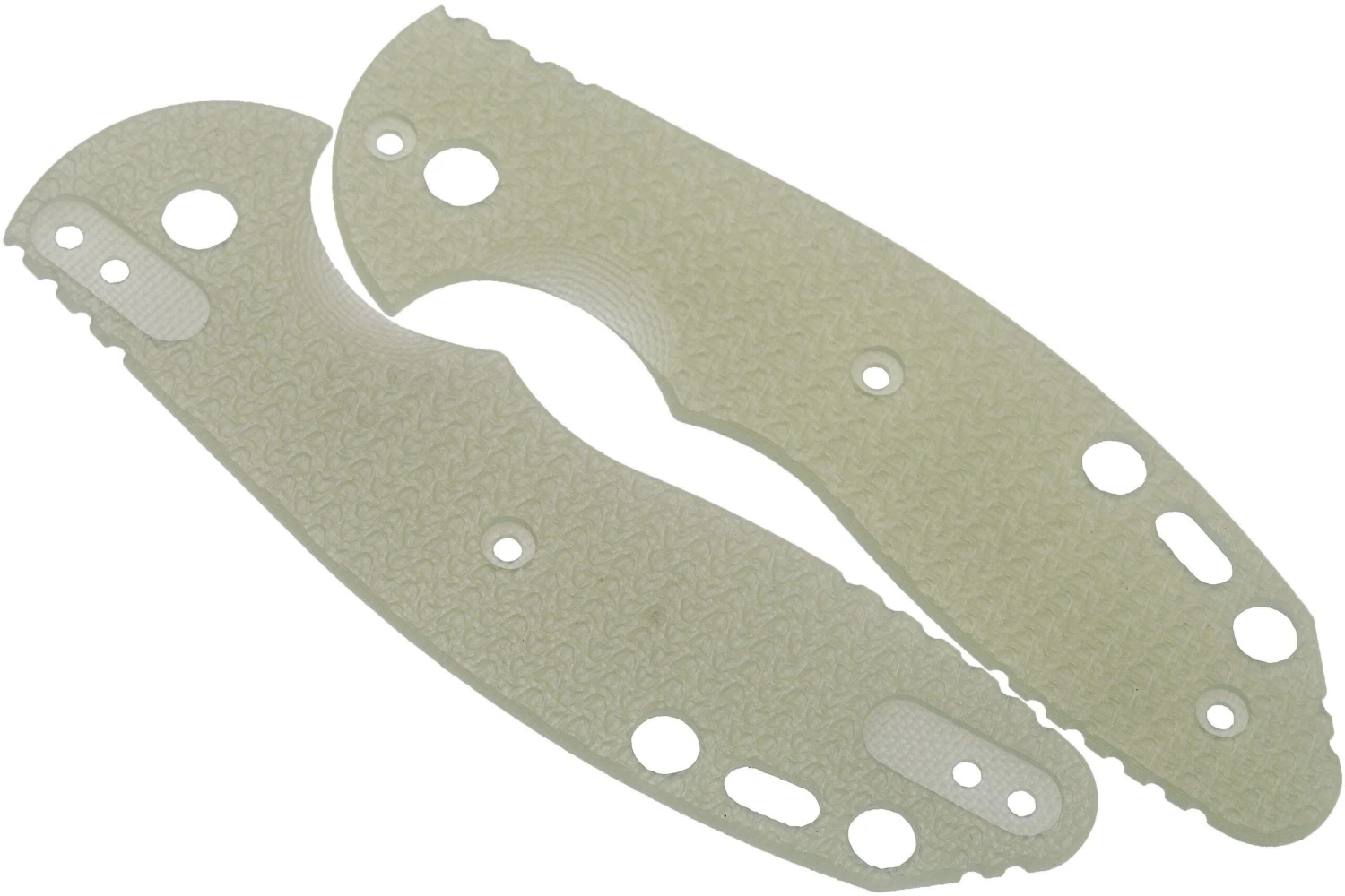 Rick Hinderer Slippy Scales, Translucent Green G10 3 Rick Hinderer Slippy Scales, Translucent Green G10