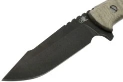 Rick Hinderer Ranch Harpoon Spanto Battle Black Green Micarta Couteau De Survie -Vic Boutique HRK TRH SPSWBK GM 03 rick hinderer knives