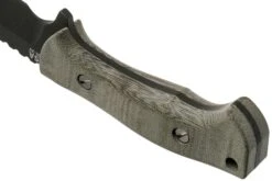 Rick Hinderer Ranch Harpoon Spanto Battle Black Green Micarta Couteau De Survie -Vic Boutique HRK TRH SPSWBK GM 04 rick hinderer knives