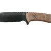 Rick Hinderer Ranch Harpoon Spanto Black DLC Natural Micarta Couteau De Survie -Vic Boutique HRK TRH SPSWBK NM 01 rick hinderer knives