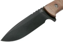 Rick Hinderer Ranch Harpoon Spanto Black DLC Natural Micarta Couteau De Survie -Vic Boutique HRK TRH SPSWBK NM 03 rick hinderer knives