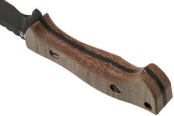 Rick Hinderer Ranch Harpoon Spanto Black DLC Natural Micarta Couteau De Survie -Vic Boutique HRK TRH SPSWBK NM 04 rick hinderer knives