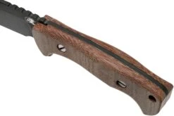 Rick Hinderer Ranch Harpoon Spanto Black DLC Natural Micarta Couteau De Survie -Vic Boutique HRK TRH SPSWBK NM 05 rick hinderer knives