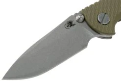 Rick Hinderer XM18 3.0” Spearpoint Non-Flipper CPM 20CV Working Finish OD Green G10 Couteau De Poche -Vic Boutique HRK XM18 3 SP NF WOD 03 rick hinderer knives