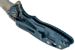 Rick Hinderer XM-18 3" Wharncliffe 20CV Stonewash, Battle Blue, Blue Black G10, Couteau De Poche -Vic Boutique HRK XM18 3 WCSBBB 05 hinderer