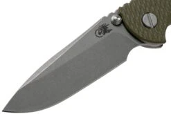 Rick Hinderer XM18 3,5” Non-Flipper Spearpoint Working Finish, OD Green G10 -Vic Boutique HRK XM18 35 NFWF OD 03 rick hinderer knives