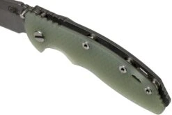 Rick Hinderer XM18 3,5” Non-Flipper Spearpoint Working Finish, Translucent Green G10 -Vic Boutique HRK XM18 35 NFWF TG 07 rick hinderer knives