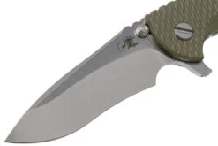 Rick Hinderer XM18 3.5” Recurve, CPM 20CV, Stonewash, OD Green G10, Couteau De Poche 11 Rick Hinderer XM18 3.5” Recurve, CPM 20CV, Stonewash, OD Green G10, Couteau De Poche -Vic Boutique HRK XM18 35 RCSW O 03 rick hinderer knives