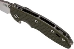 Rick Hinderer XM18 3.5” Recurve, CPM 20CV, Stonewash, OD Green G10, Couteau De Poche 15 Rick Hinderer XM18 3.5” Recurve, CPM 20CV, Stonewash, OD Green G10, Couteau De Poche -Vic Boutique HRK XM18 35 RCSW O 07 rick hinderer knives