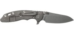 Rick Hinderer XM18 3.5" Skinny Sheepsfoot 20CV Working Finish, Dark Grey G10 Couteau De Poche -Vic Boutique HRK XM18 35 SSWF DG 02 rick hinderer knives