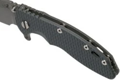 Rick Hinderer XM18 3.5" Skinny Sheepsfoot 20CV Working Finish, Dark Grey G10 Couteau De Poche -Vic Boutique HRK XM18 35 SSWF DG 07 rick hinderer knives