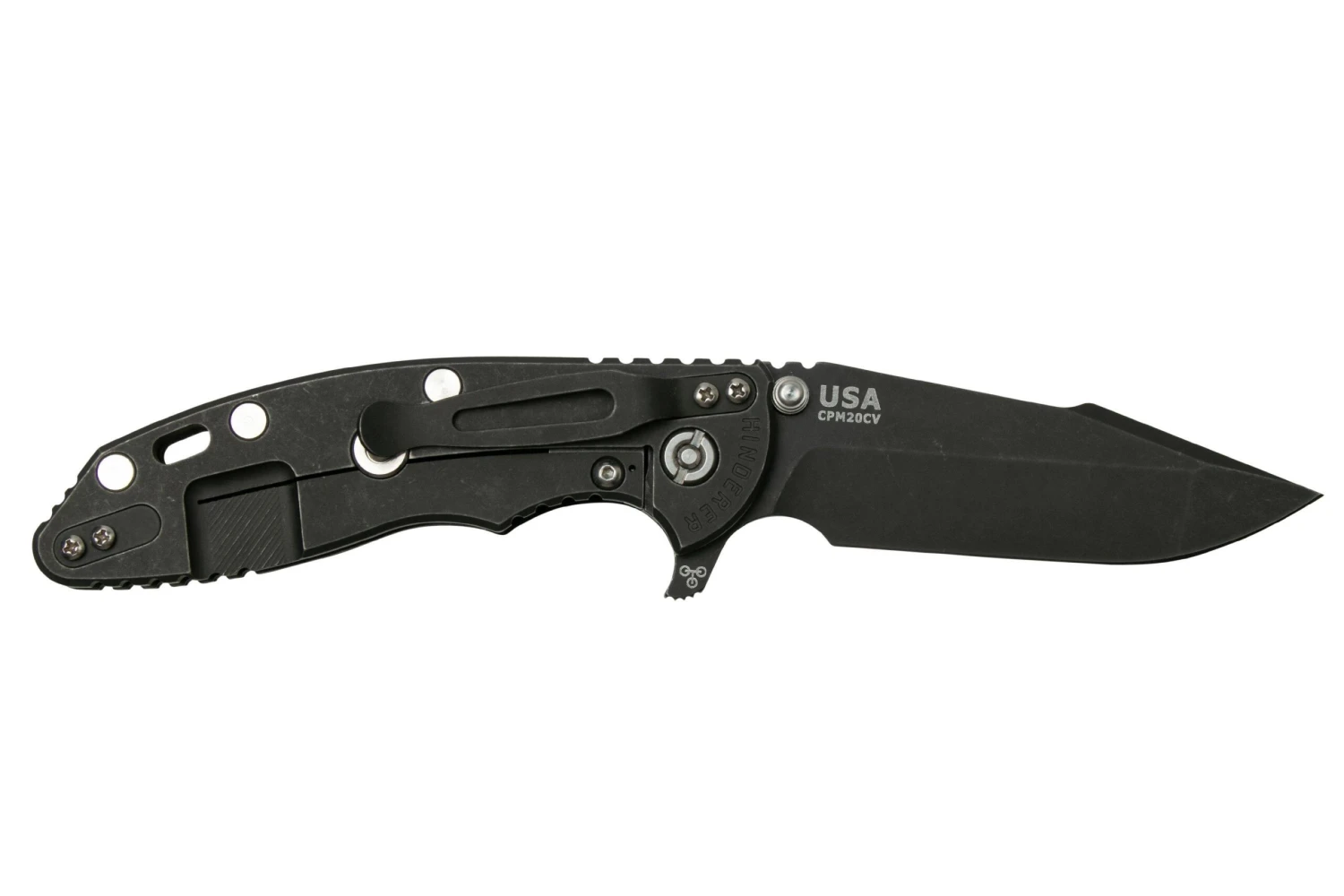 Rick Hinderer XM-18 3.5” Skinny Harpoon Spanto, Battle Black, Black G10, Couteau De Poche 4 Rick Hinderer XM-18 3.5” Skinny Harpoon Spanto, Battle Black, Black G10, Couteau De Poche – Image 2