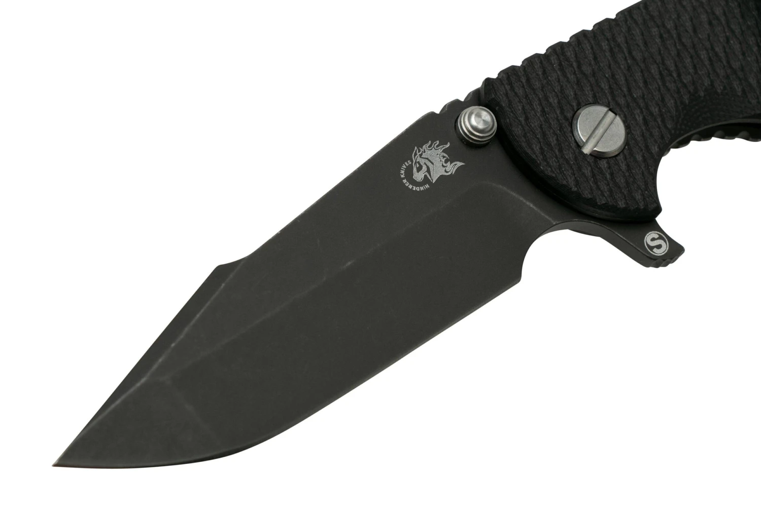 Rick Hinderer XM-18 3.5” Skinny Harpoon Spanto, Battle Black, Black G10, Couteau De Poche 5 Rick Hinderer XM-18 3.5” Skinny Harpoon Spanto, Battle Black, Black G10, Couteau De Poche – Image 3
