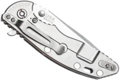 Rick Hinderer XM-18 3.5" Spanto S45VN Stonewash, Translucent G10, CPM S45VN Couteau De Poche -Vic Boutique HRK XM1835S45 SWTG 04 rickhinderer