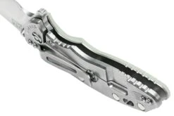 Rick Hinderer XM-18 3.5" Spanto S45VN Stonewash, Translucent G10, CPM S45VN Couteau De Poche -Vic Boutique HRK XM1835S45 SWTG 06 rickhinderer