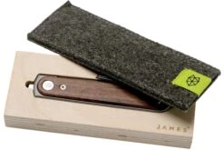 The James Brand The Duval Rosewood KN109122-00 Couteau De Poche -Vic Boutique JAKDV109122 09 the james brand
