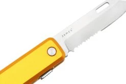 The James Brand The Ellis Scissors, Canary, Aluminum Serrated, Couteau De Poche -Vic Boutique JAKN119130 01 05 jamesbrand