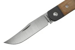 Jack Wolf Javelina Jack, JAVEL-01-NAT, Natural Canvas Micarta, Couteau De Poche Slipjoint -Vic Boutique JW JAVEL 01 NAT 03 jackwolf