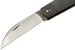 Jack Wolf Laid Back Jack, Black Canvas Micarta LAIDB-01-BLK Couteau De Poche Slipjoint -Vic Boutique JW LAIDB 01 BLK 03 jackwolf