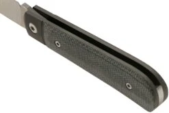 Jack Wolf Laid Back Jack, Black Canvas Micarta LAIDB-01-BLK Couteau De Poche Slipjoint -Vic Boutique JW LAIDB 01 BLK 04 jackwolf