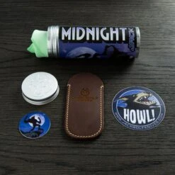 Jack Wolf Midnight Jack, OD Green Canvas Micarta MIDNI-01-GRN Couteaux De Poche Slipjoint -Vic Boutique JW MIDNI 01 GRN 03 jackwolf