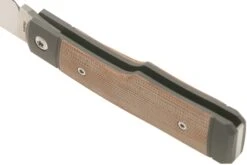 Jack Wolf Sharpshooter Jack, Natural Canvas Micarta SHSH-MNA Couteau De Poche Slipjoint -Vic Boutique JW SHSH MNA 04 jack