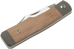 Jack Wolf Sharpshooter Jack, Natural Canvas Micarta SHSH-MNA Couteau De Poche Slipjoint -Vic Boutique JW SHSH MNA 06 jack