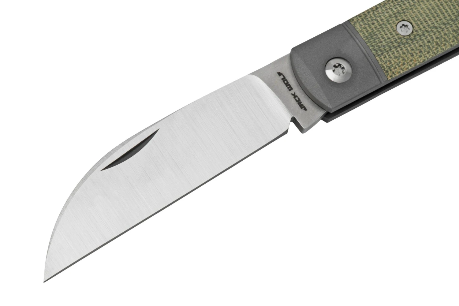 Jack Wolf Venom Jack VEN-01-GRN Canvas Micarta Green, Couteau De Poche Slipjoint 5 Jack Wolf Venom Jack VEN-01-GRN Canvas Micarta Green, Couteau De Poche Slipjoint – Image 3