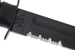 KA-BAR USMC 1214 Lame Partiellement Dentelée, Kraton, étui Kydex -Vic Boutique KA1214 03 ka bar ka1214 03