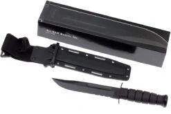 KA-BAR USMC 1214 Lame Partiellement Dentelée, Kraton, étui Kydex -Vic Boutique KA1214 08 ka bar ka1214 08