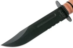 KA-BAR U.S. Army Knife 1219 Couteau à Lame Fixe Partiellement Dentelé, étui En Cuir -Vic Boutique KA1219 03 ka bar